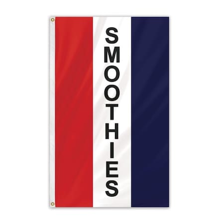 Global Flags Unlimited Smoothies Message Flag 3'x5' Vertical Flag 204907